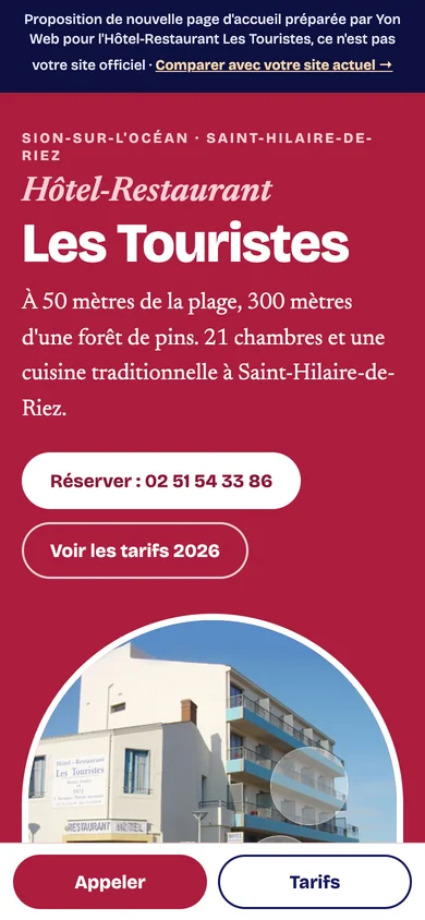 Capture mobile de la proposition