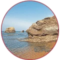 La côte rocheuse